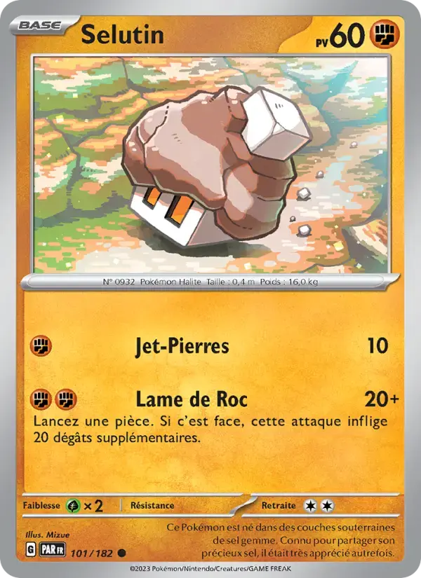 Carte Pokémon Selutin #101 — Faille Paradoxe