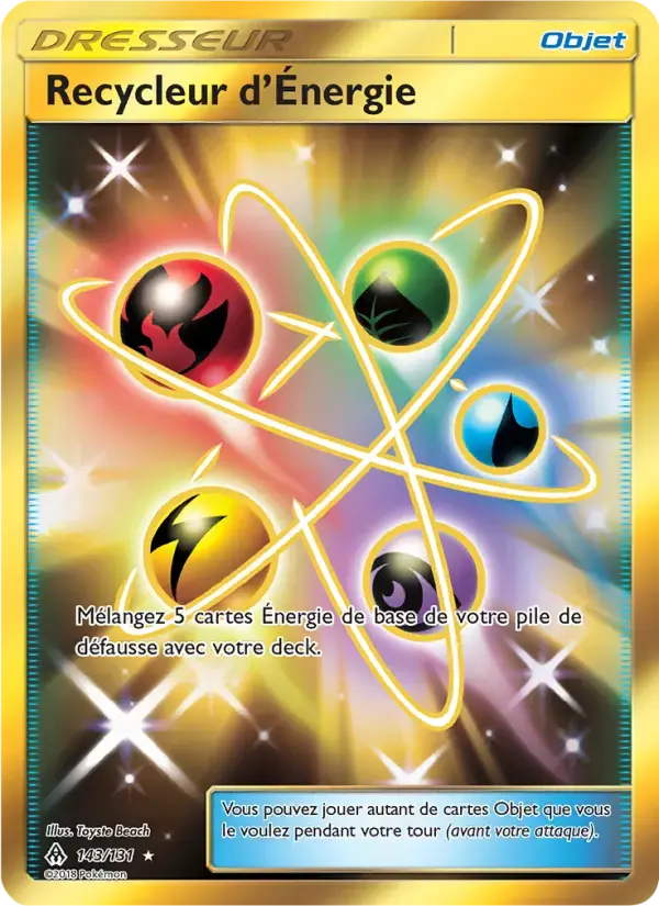 Carte Pokémon Recycleur d’Énergie #143 — Lumière Interdite
