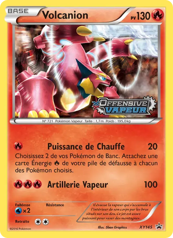Carte Pokémon Volcanion #XY145 — Promos X&Y