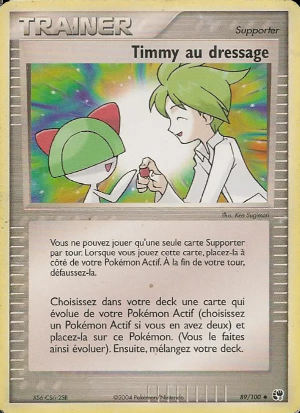 Carte Pokémon Timmy au dressage #89 — Tempête de Sable