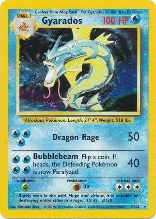 Gyarados #6 — Base Set