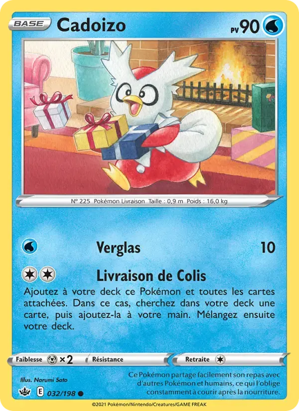 Carte Pokémon Cadoizo #32 — Règne de Glace