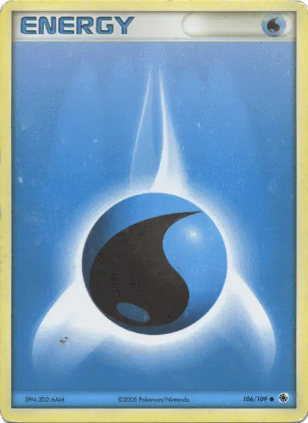 Carte Pokémon Énergie Eau #106 — Rubis & Saphir