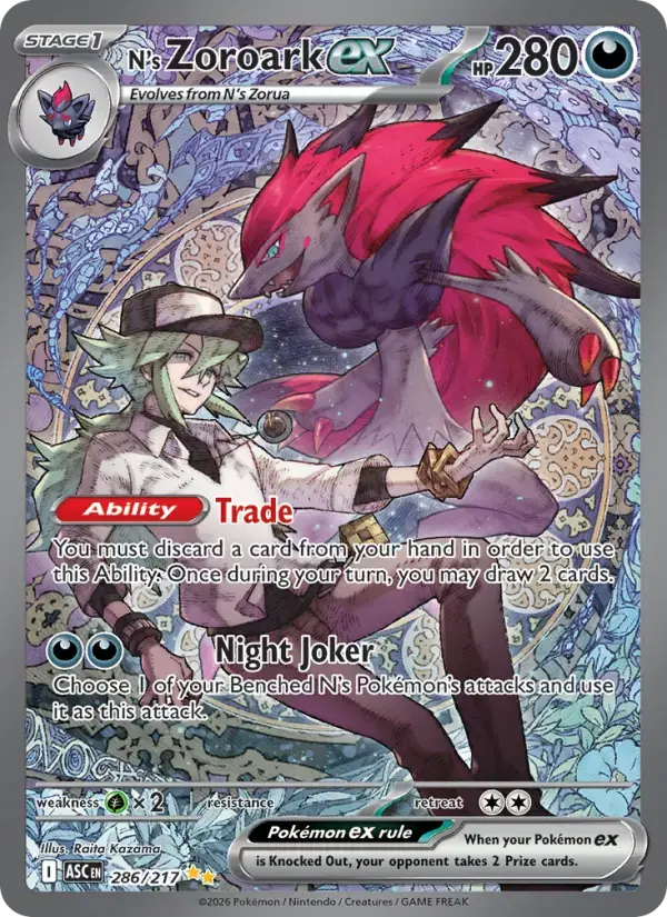 N's Zoroark ex #286 — Ascended Heroes