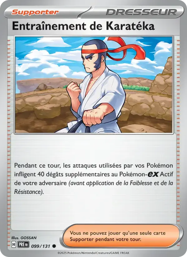 Carte Pokémon Entraînement de Karatéka #099 — Évolutions Prismatiques