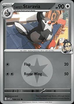 Larry's Staravia #169 Non Holo — Ascended Heroes