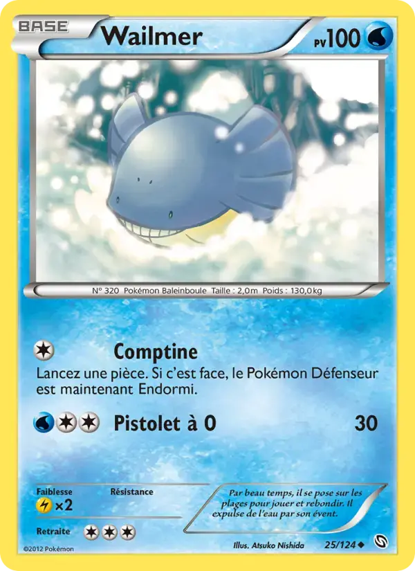 Carte Pokémon Wailmer #25 — Dragons Exaltés