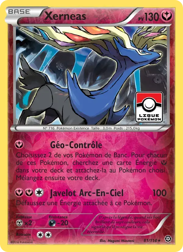 Carte Pokémon Xerneas #81 — Offensive Vapeur
