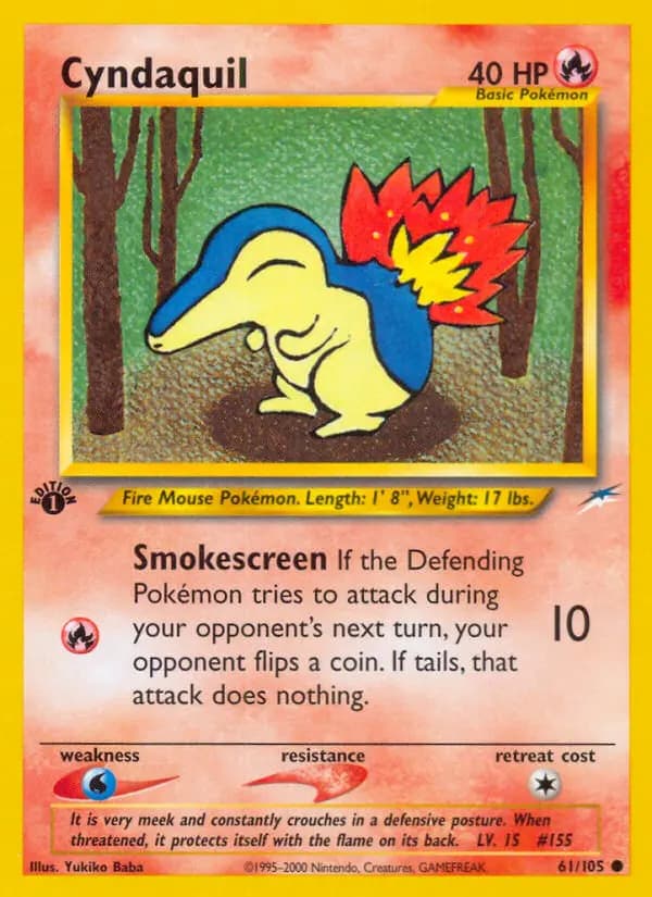 Cyndaquil #61 — Neo Destiny