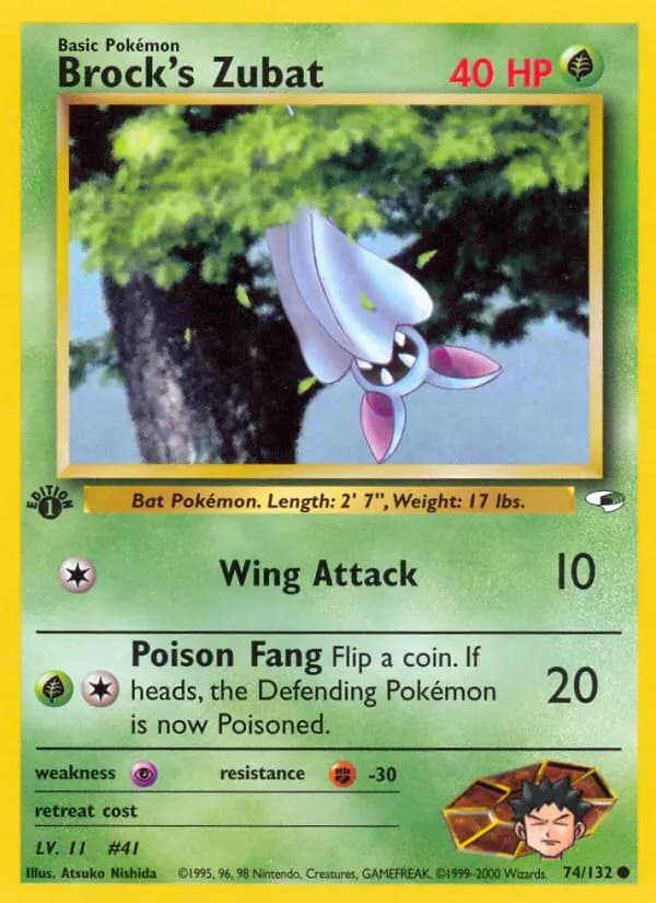 Brock's Zubat #74 — Gym Heroes