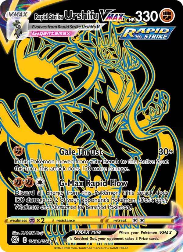 Rapid Strike Urshifu VMAX #TG30 — Brilliant Stars