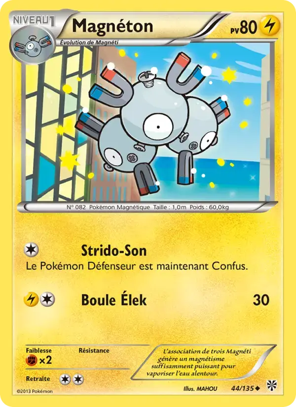 Carte Pokémon Magnéton #44 — Tempête Plasma