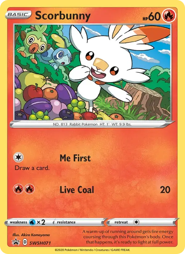 Scorbunny #SWSH071 — Sword & Shield Promos