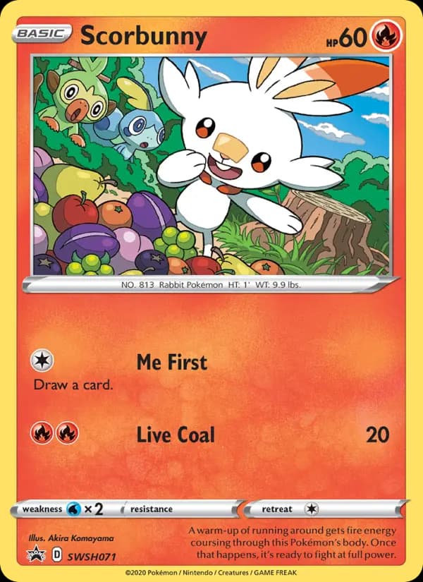 Scorbunny #SWSH071 — Sword & Shield Promos