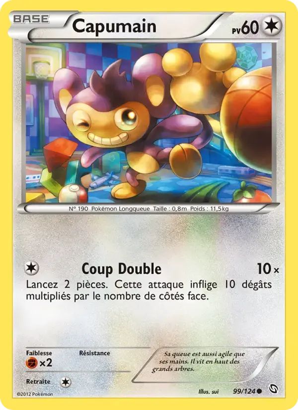 Carte Pokémon Capumain #99 — Dragons Exaltés