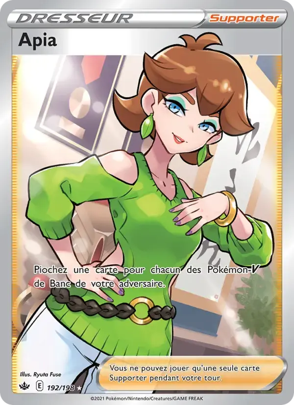 Carte Pokémon Apia #192 — Règne de Glace