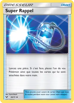 Carte Pokémon Super Rappel #66 — Légendes Brillantes