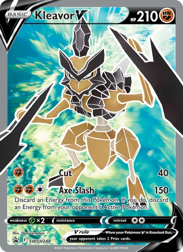 Carte Pokémon Hachécateur V #SWSH248 — Promos Épée et Bouclier