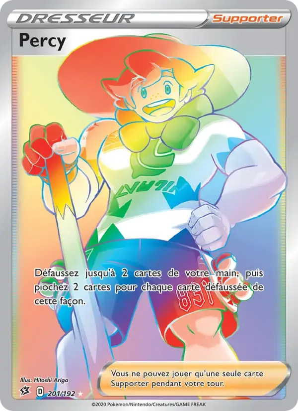 Carte Pokémon Percy #201 — Clash des Rebelles