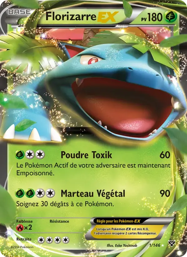 Carte Pokémon Florizarre EX #1 — XY