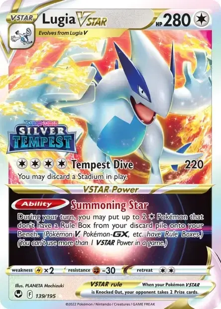 Carte Pokémon Lugia-VSTAR #139/195 — Jumbo