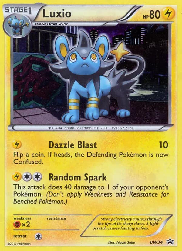 Luxio #BW34 — Black & White Promos
