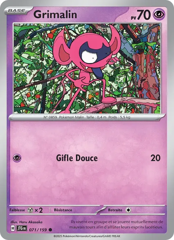 Carte Pokémon Grimalin #071 — Aventures Ensemble