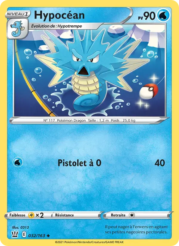 Carte Pokémon Hypocéan #32 — Styles de Combat