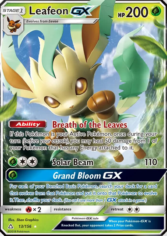 Leafeon GX #13 — Ultra Prism