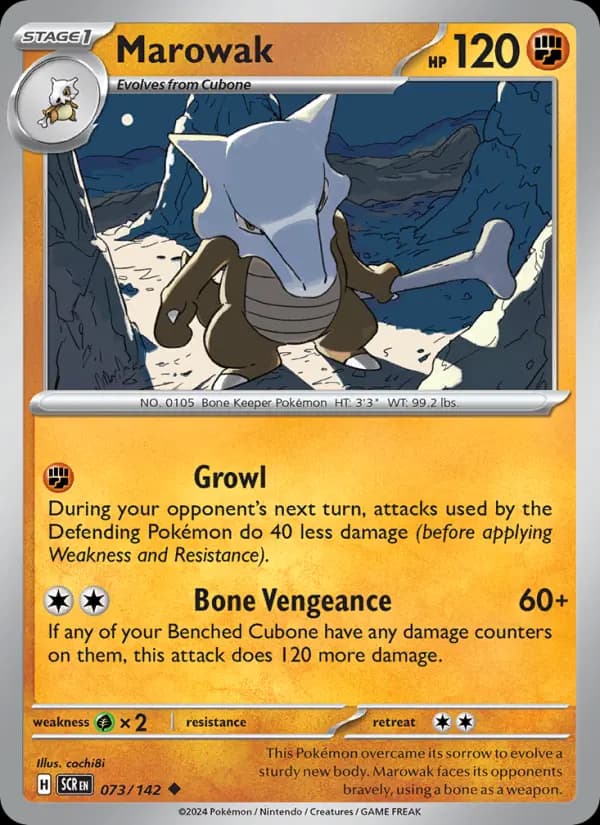 Marowak #073 — Stellar Crown