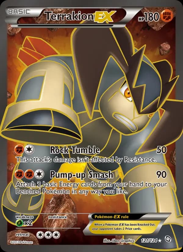 Terrakion-EX #121 — Dragons Exalted
