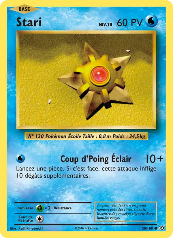 Carte Pokémon Stari #30 — Évolutions XY