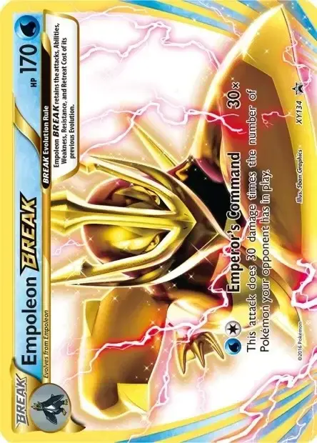 Carte Pokémon Pingoléon TURBO #XY134 — Jumbo