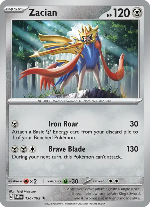 Zacian #136 — Paradox Rift