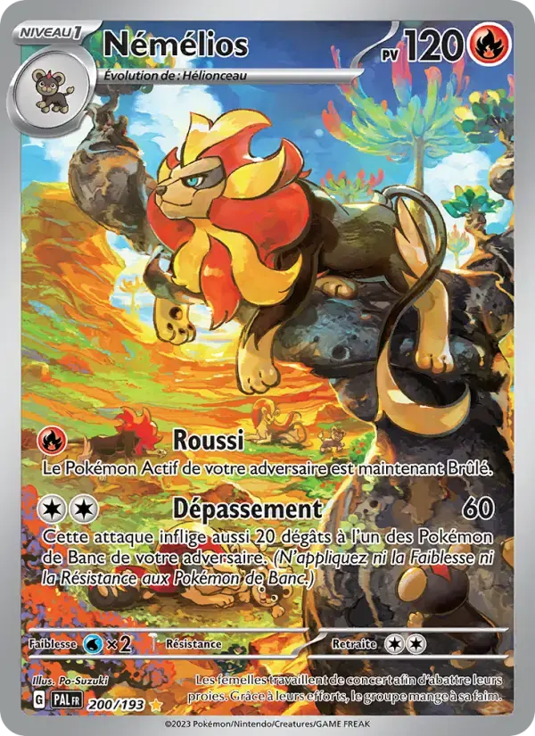 Carte Pokémon Némélios #200 — Évolutions à Paldea