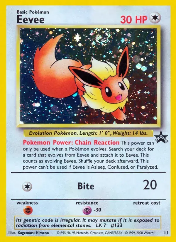 Carte Pokémon Évoli #11 — Promos Wizards