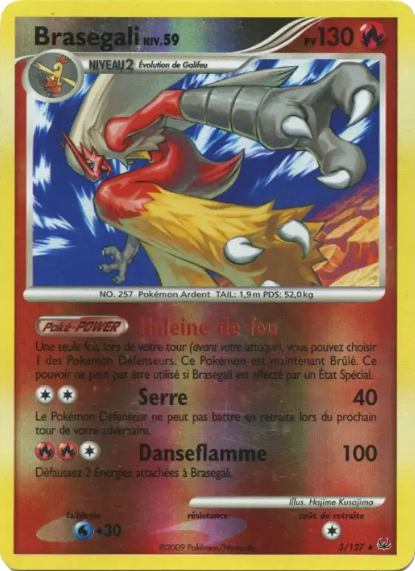 Carte Pokémon Brasegali #3 — Platine