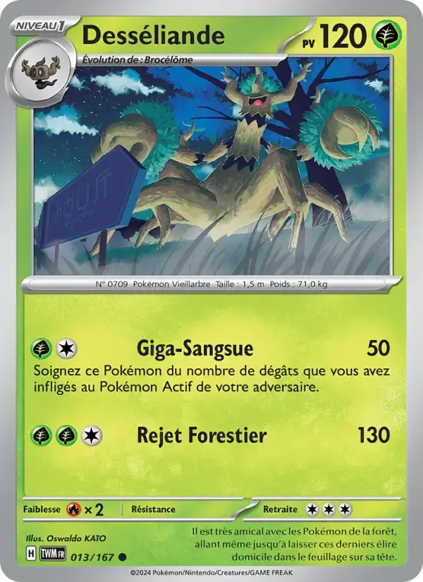 Carte Pokémon Desséliande #013 — Mascarade Crépusculaire
