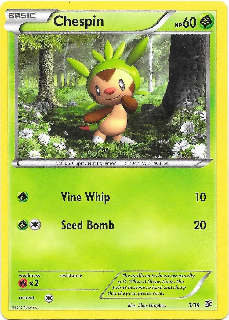 Chespin #2 — 2014 McDonald's Collection