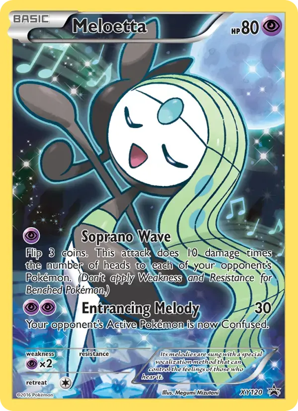 Carte Pokémon Meloetta #XY120 — Promos X&Y