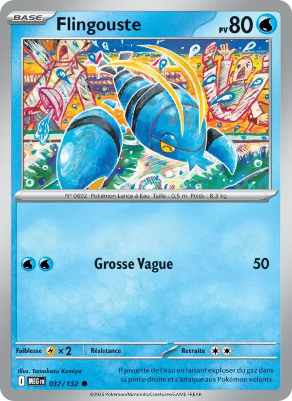Carte Pokémon Flingouste #037 — Méga-Évolution