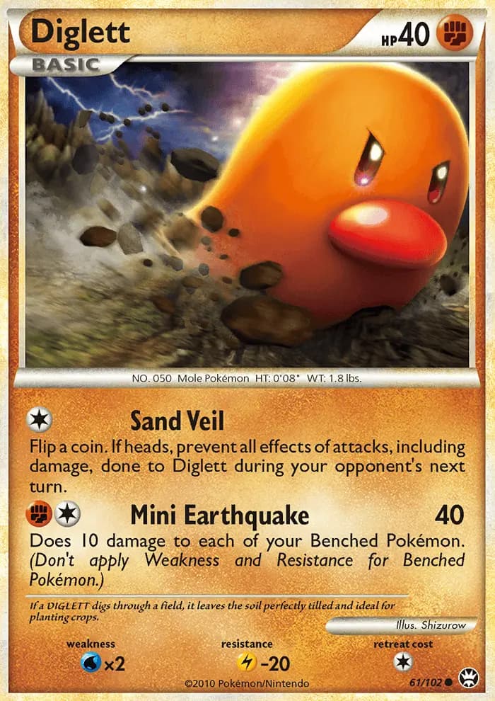 Diglett #61 — Triumphant