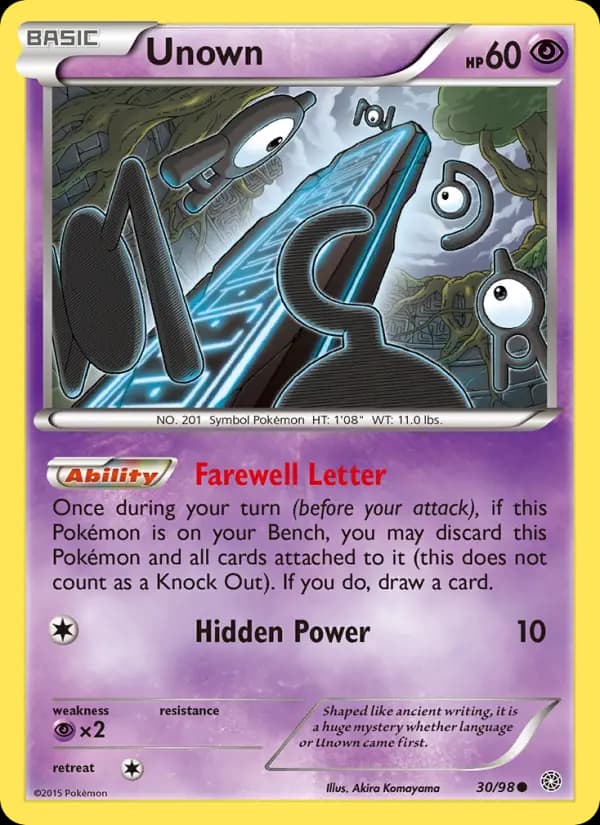 Unown #30 — Ancient Origins