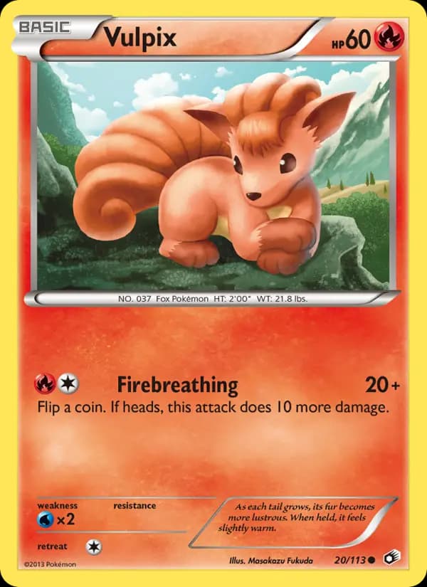 Vulpix #20 — Legendary Treasures