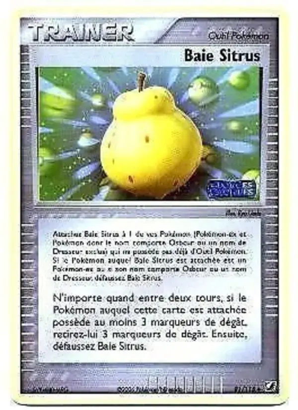 Carte Pokémon Baie Sitrus #91 — Forces Cachées