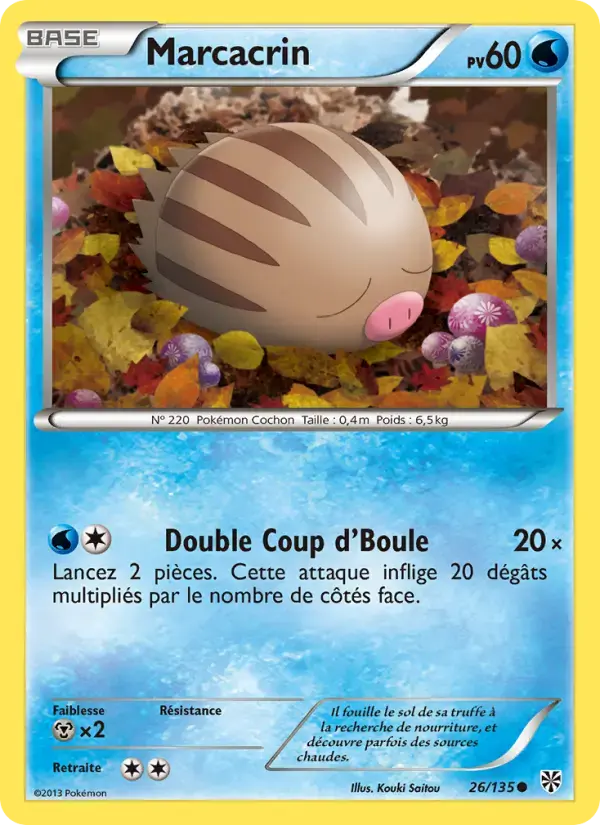Carte Pokémon Marcacrin #26 — Tempête Plasma