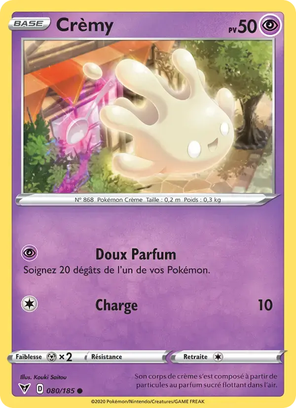 Carte Pokémon Crèmy #80 — Voltage Éclatant