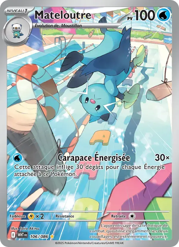 Carte Pokémon Mateloutre #106 — Flamme Blanche