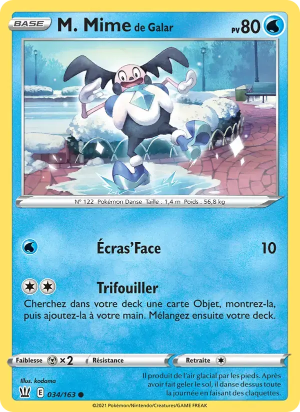Carte Pokémon M. Mime de Galar #34 — Styles de Combat