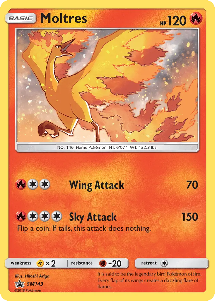 Carte Pokémon Sulfura #SM143 — Promos Soleil et Lune